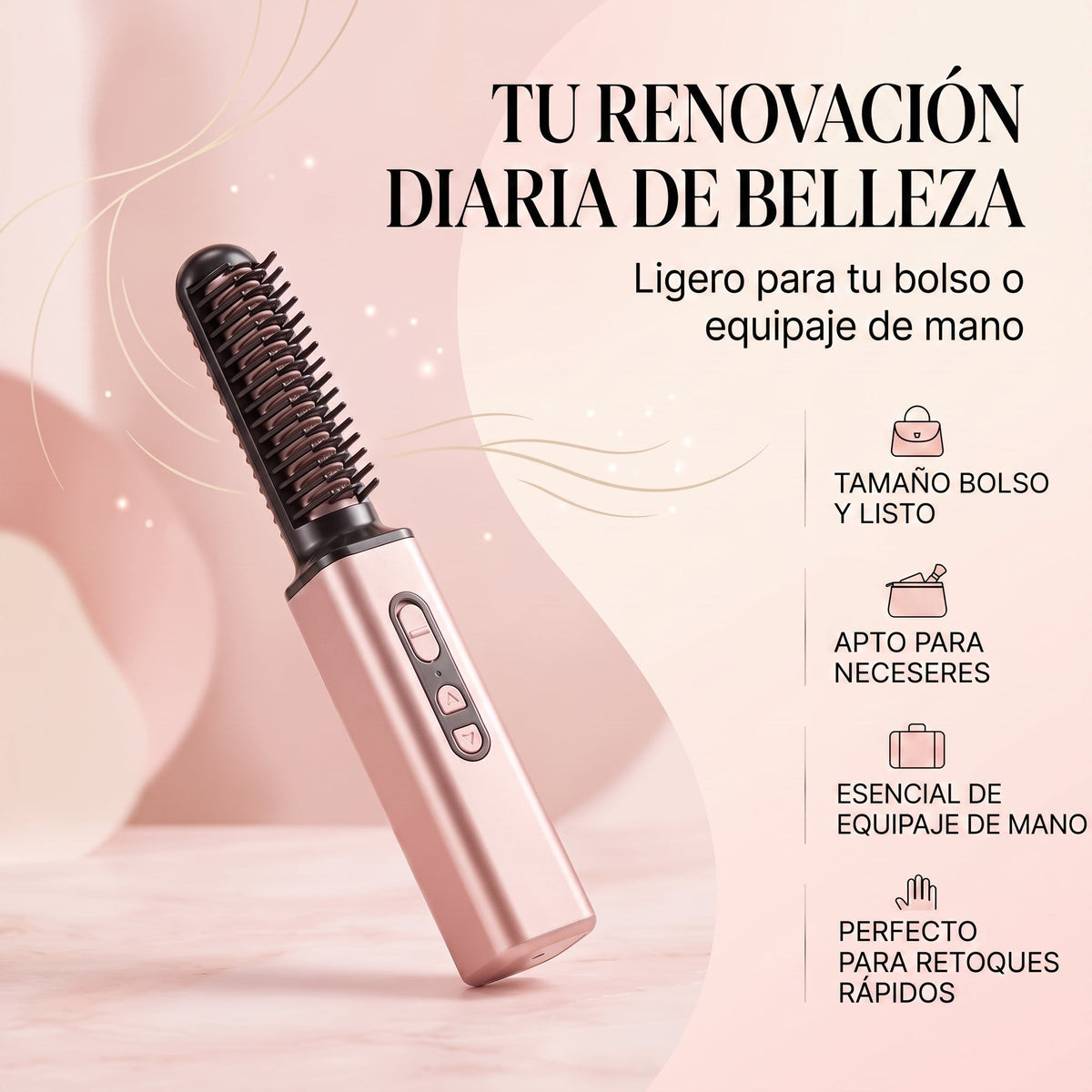 Peine Bangé de Retoque Rápido para el Flequillo