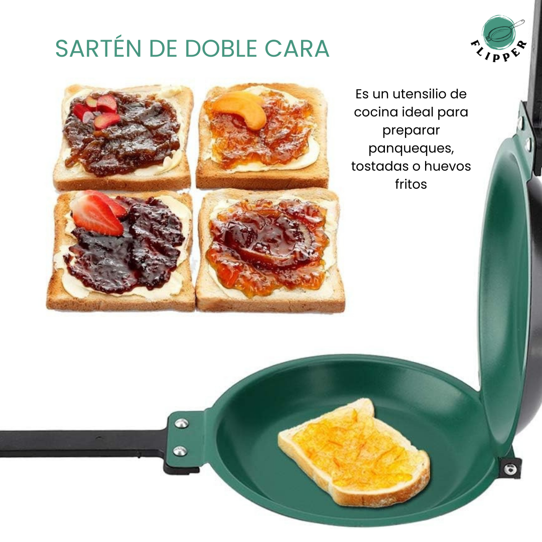 Sartén Flipper de doble cara