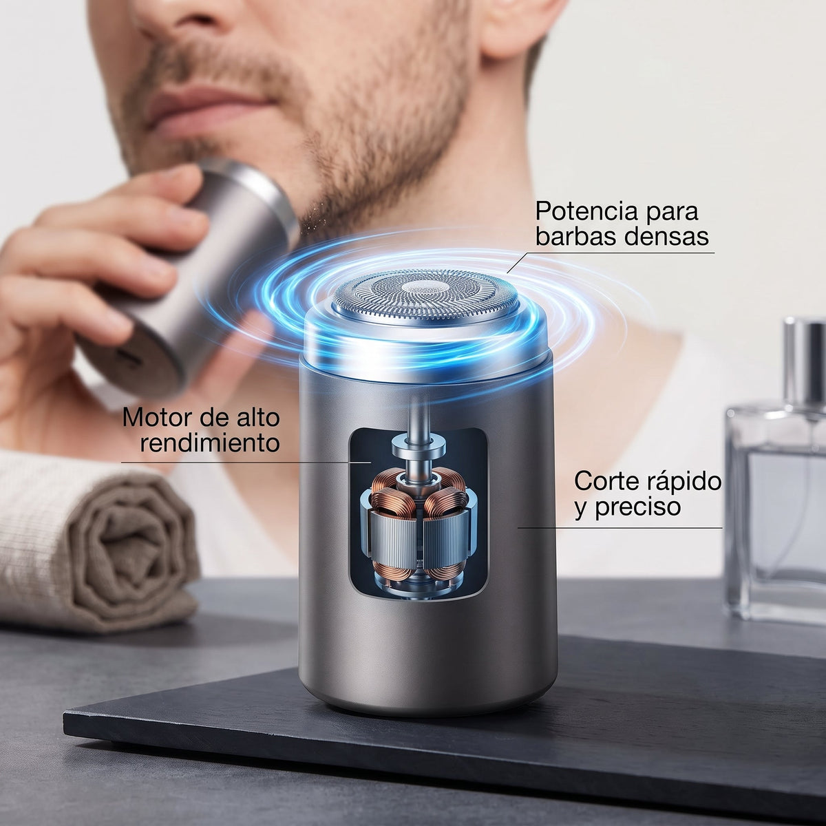 Máquina de afeitar portátil - VOLTEN