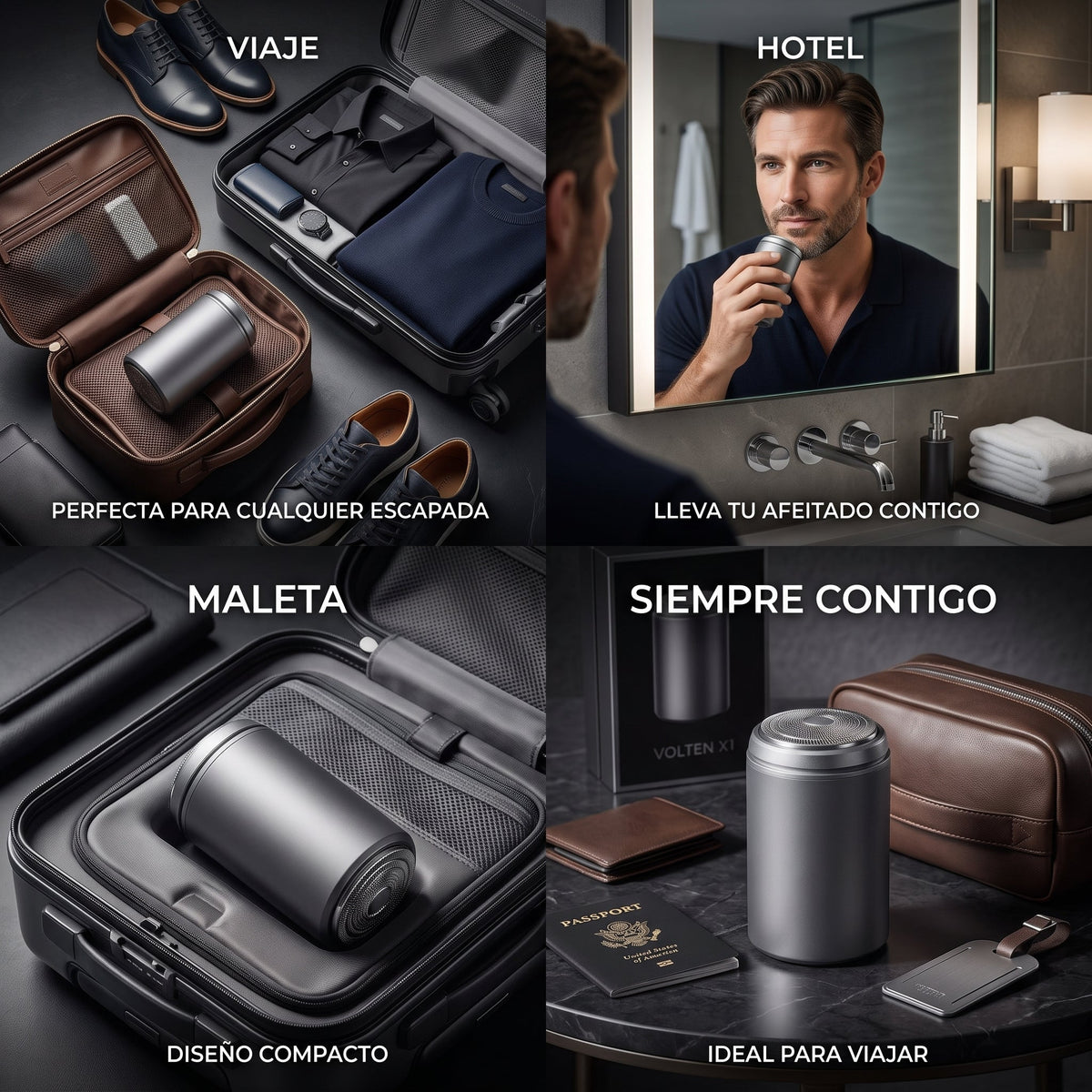 Máquina de afeitar portátil - VOLTEN