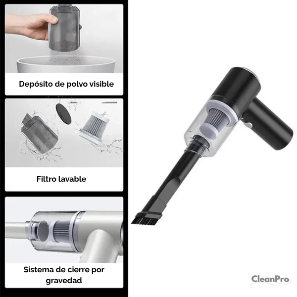 Aspirador portátil inalámbrico CleanPro